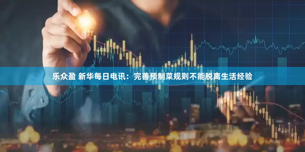 乐众盈 新华每日电讯：完善预制菜规则不能脱离生活经验